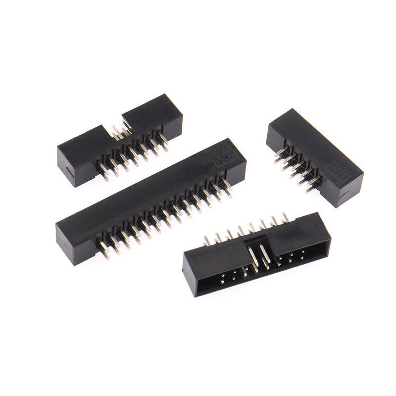 Simple Horn Socket 2.0mm Straight Pin Socket JTAG Flat Cable Socket DC3-6p8p10p16p20p34p40p50p