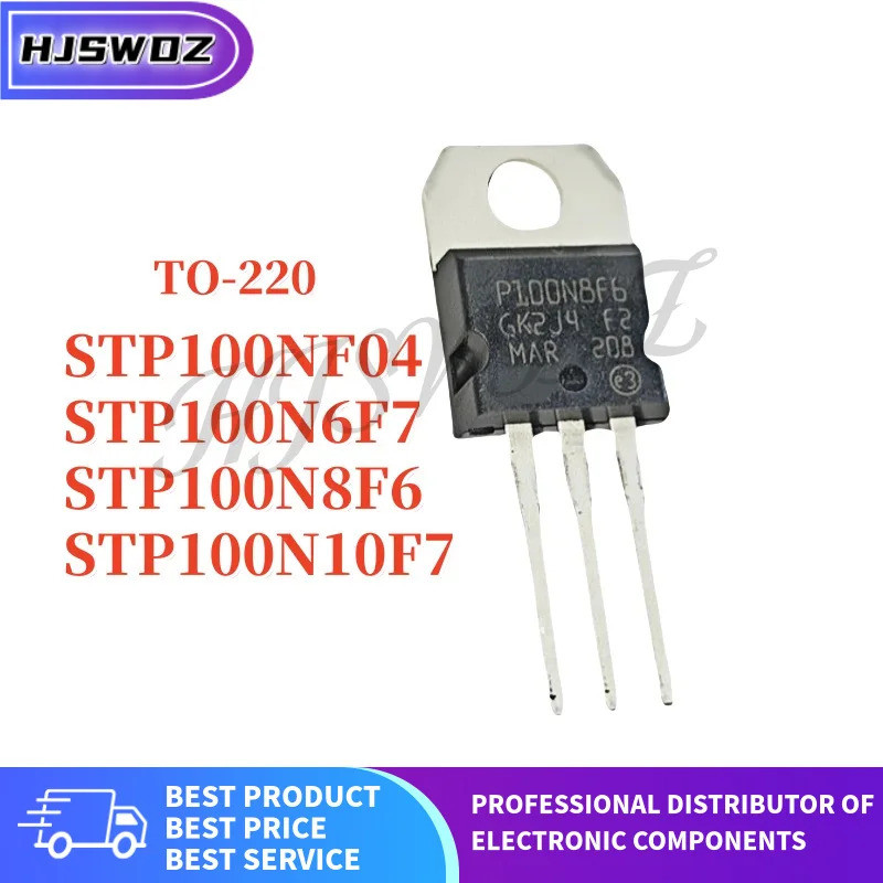 1-5PCS STP100NF04 STP100N10F7 STP100N6F7 STP100N8F6 P100NF04 P100N10F7 P100N6F7 P100N8F6 TO-220 Fiel
