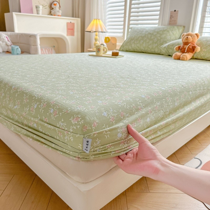 ผ้าปูที่นอนและปลอกหมอนลายดอกไม้น่ารัก ทำจากโพลีเอสเตอร์ สำหรับเตียงCadarsizeต่างๆ - รูปที่ 3