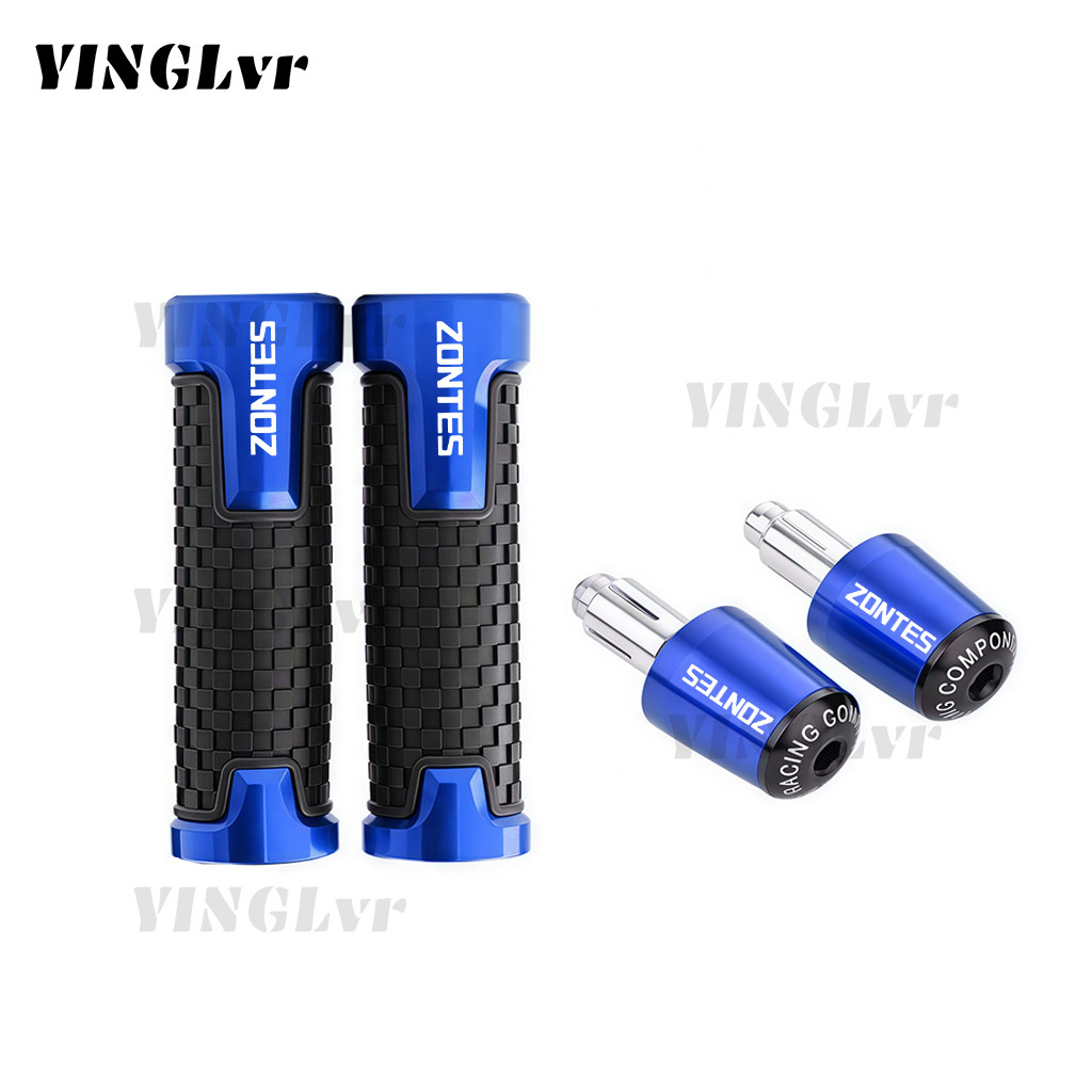 สําหรับ ZONTES 368G 350D 350E 310X 310R 310V 310T 155U 155G 155U1 2015-2023 2024 2025 อุปกรณ์เสริมรถจักรยานยนต์ CNC Alloy Handle Grip พร้อม End Bar ปลั๊กชุด - รูปที่ 5