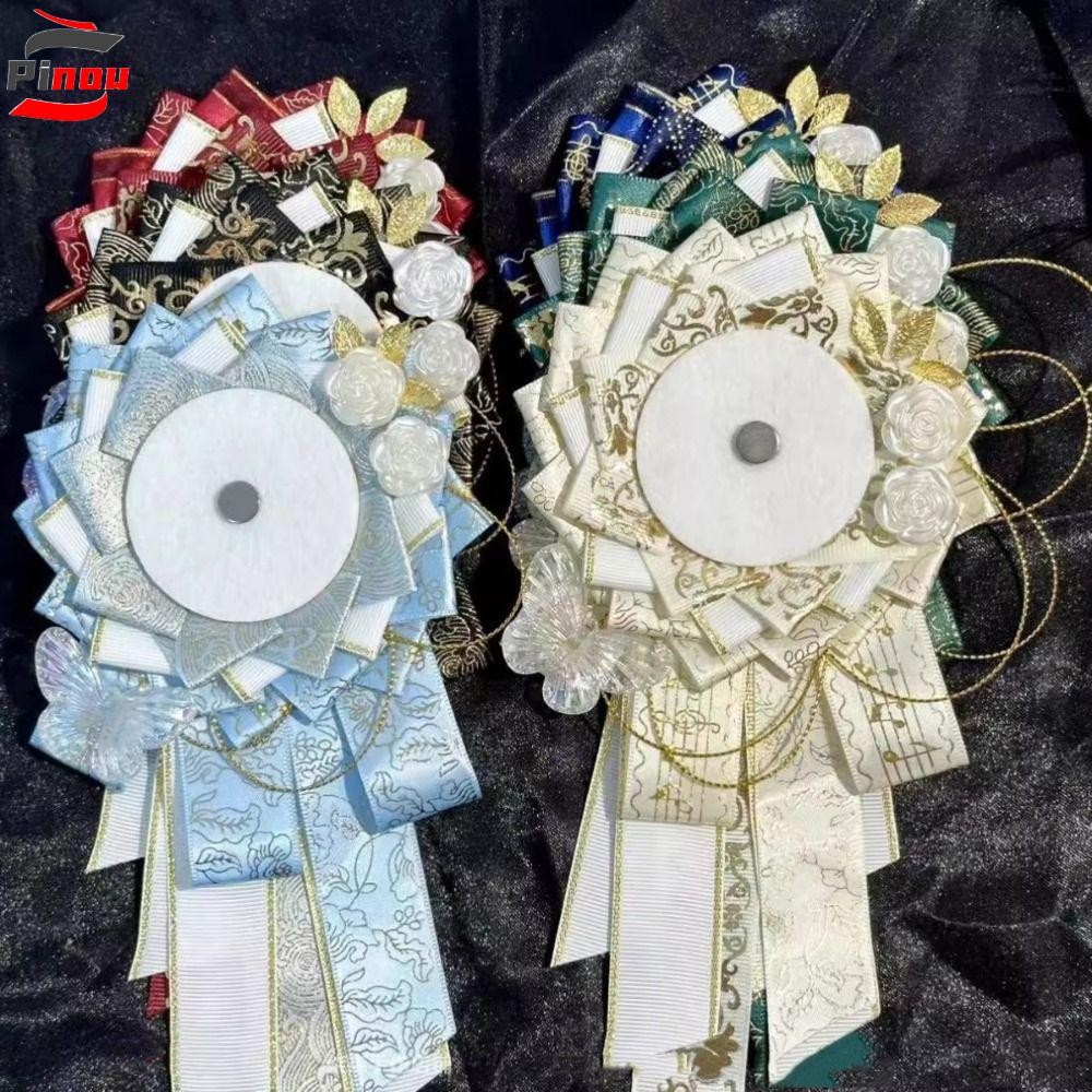 PINOU Pins ฐานแสดง,ดอกไม้คอสเพลย์ตกแต่งอะนิเมะผู้ถือป้าย, Ita กระเป๋าเติมป้ายดอกไม้น้ําหนักเบา Pin P