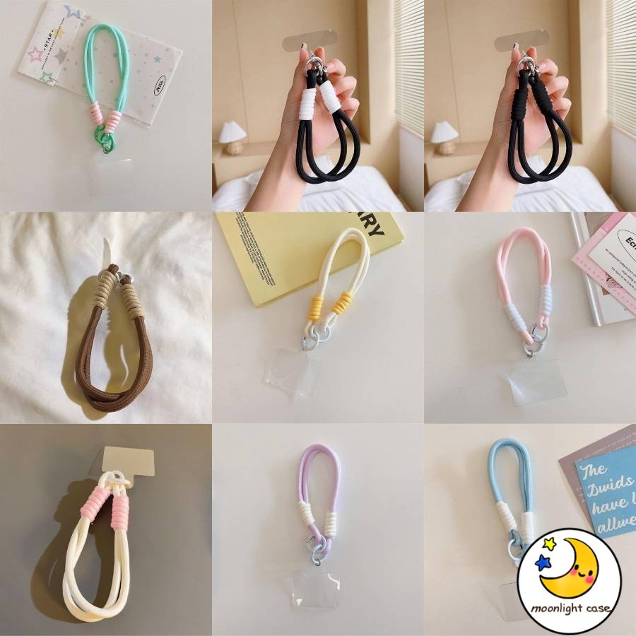 จัดส่งในพื้นที่ Diy Phone Straps Lanyard สายรัดโทรศัพท์มือถือ พวงกุญแจ เชือกคล้องโทรศัพท์มือถือ โซ่โทรศัพท์