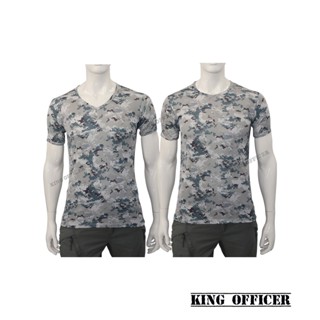 พร้อมส่ง เสื้อยืด เสื้อซับใน พรางทะเล ลายพราง ทหารเรือ พรางด…