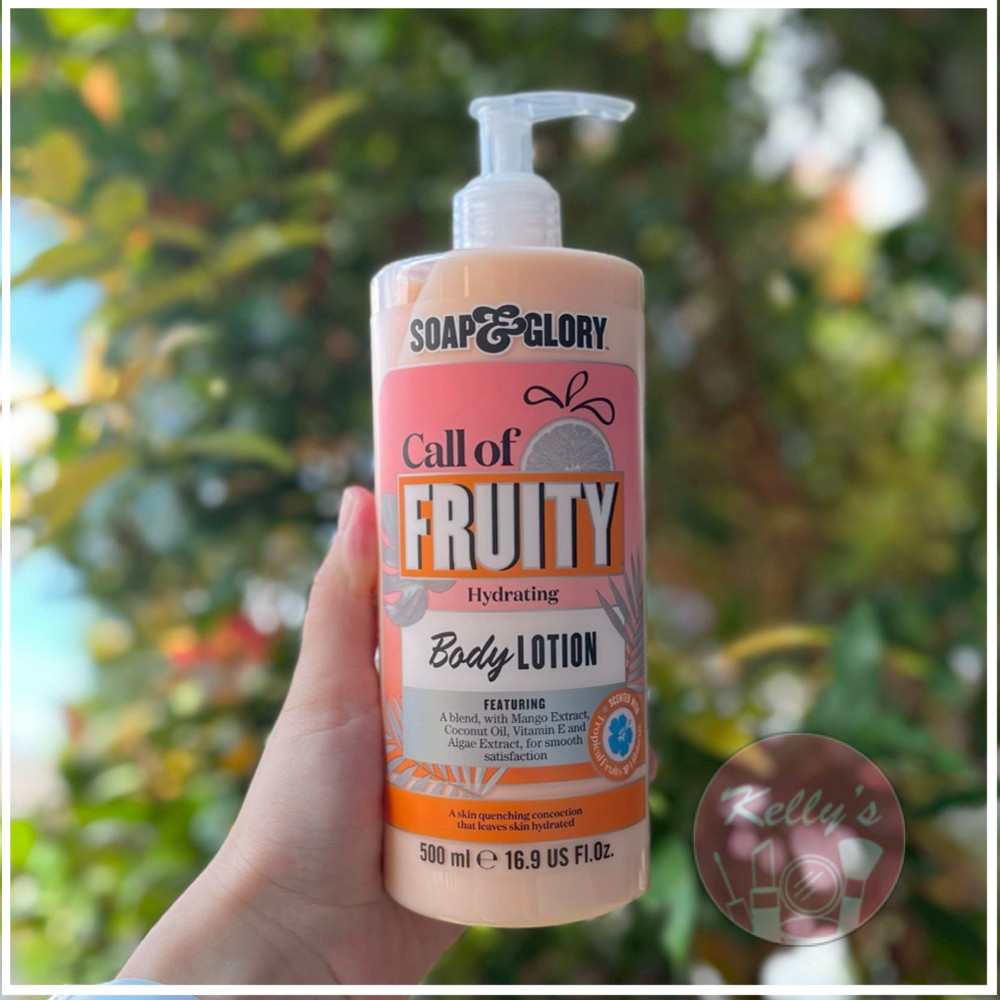 <<Kelly's Shop>> Soap & Glory CALL OF FRUITY Body Lotion 500 ml
