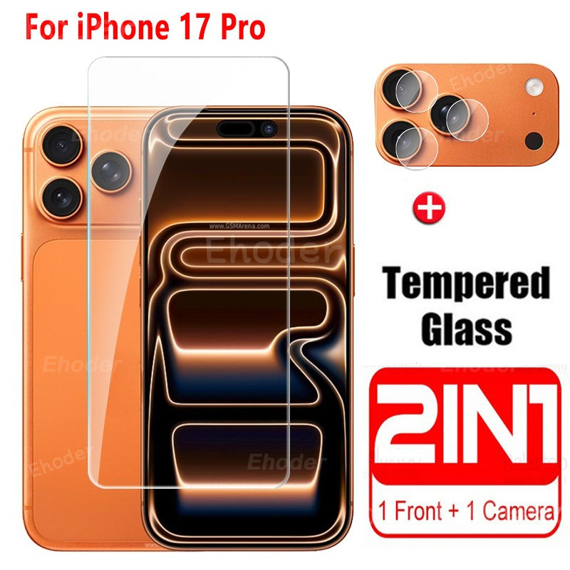 สําหรับ iPhone 17 Pro Max 17Ari 4G 5G 2025 ป้องกันหน้าจอคลุมทั้งหมดป้องกันกระจกนิรภัยสําหรับ i17 17P