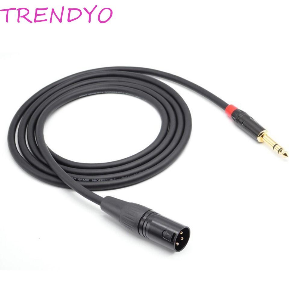 TRENDYO Jack 6.5 สายไมโครโฟนบาลานซ์, Mame To Male/Female 6.5mm Audio XLR Cable Aux Line, 6.35 Large 
