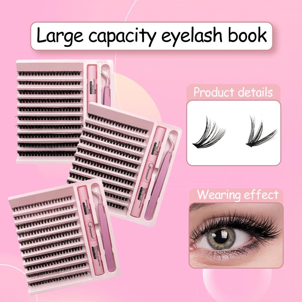 30D 40D ความจุขนาดใหญ่ขยายขนตาปลอมชุดหนาชุดขนตา DIY X7T0