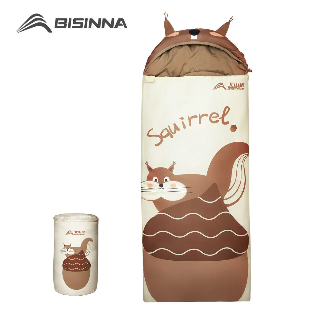 BISINNA เด็กการ์ตูนผ้าห่ม Camping ถุงนอนสําหรับเด็กของขวัญวันเกิดหนา 1PC ผ้าคลุมเตียงบนเตียงสัตว์ Sleep
