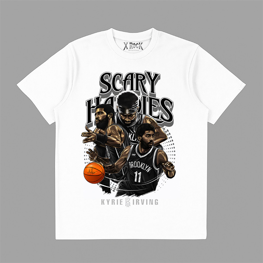 เสื้อยืดบาสเก็ตบอล Fansfanatic - เสื้อยืด NBA Kyrie Irving unisex