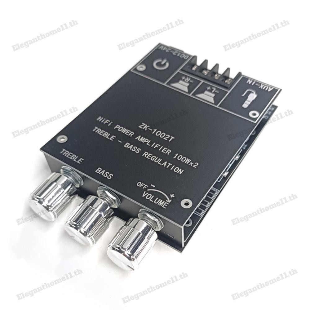 ZK-1002T HIFI 2.0 ช่อง 100Wx2 เครื่องขยายเสียงสเตอริโอซับวูฟเฟอร์ลําโพงโมดูล
