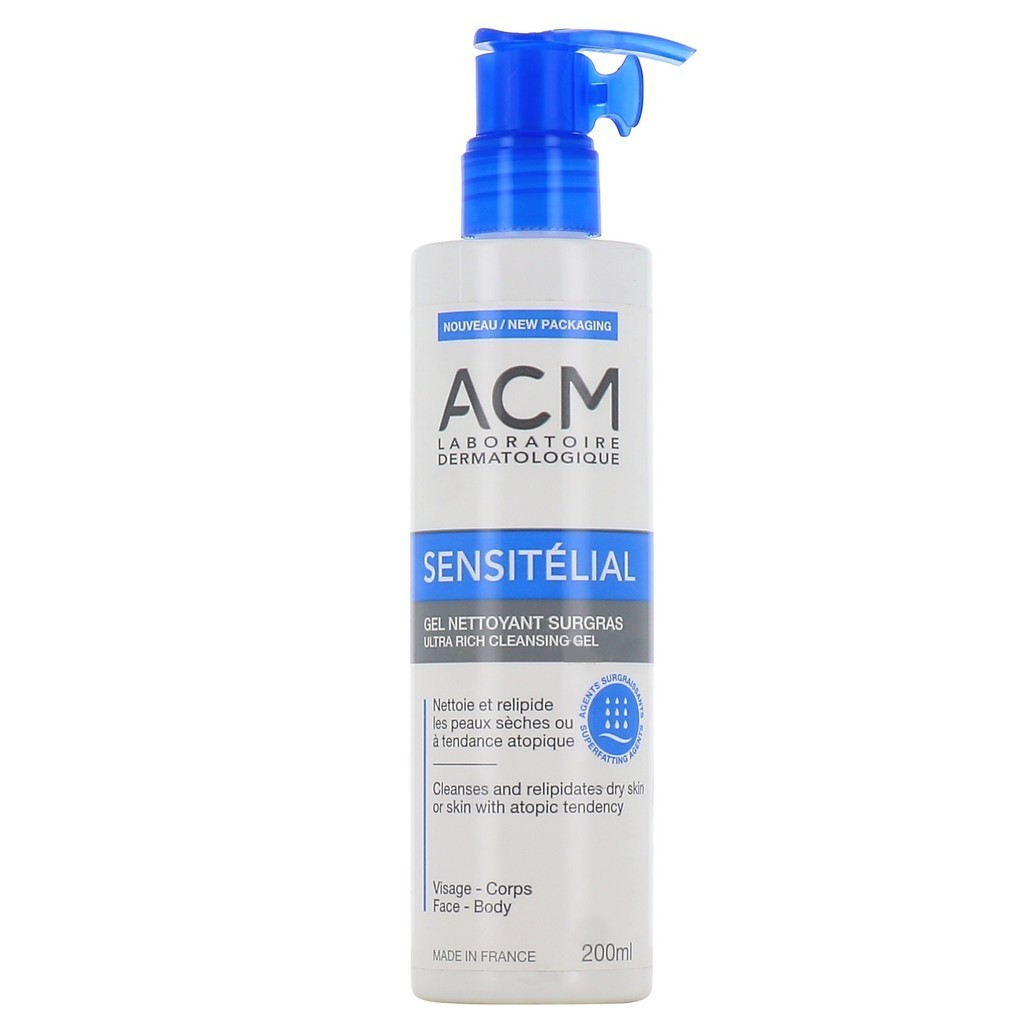 ACM Nourishing Cleansing Gel 200ml Facial Cleanser เจลอาบน้ํา Atopic Skin
