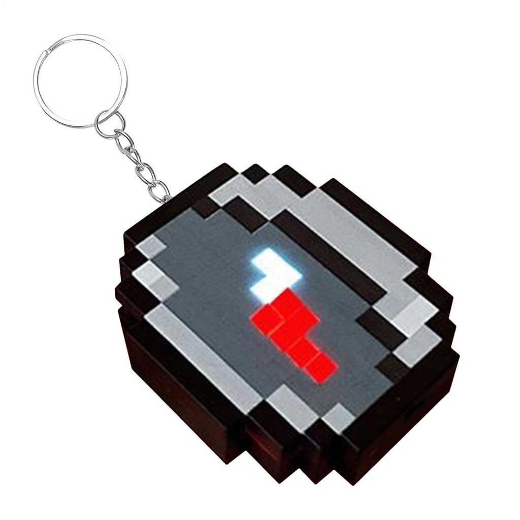 Minecraft Camping Compass ชาร์จพวงกุญแจทิศทางเข็มทิศสําหรับ Survival Backpacking Field Marine แผนที่