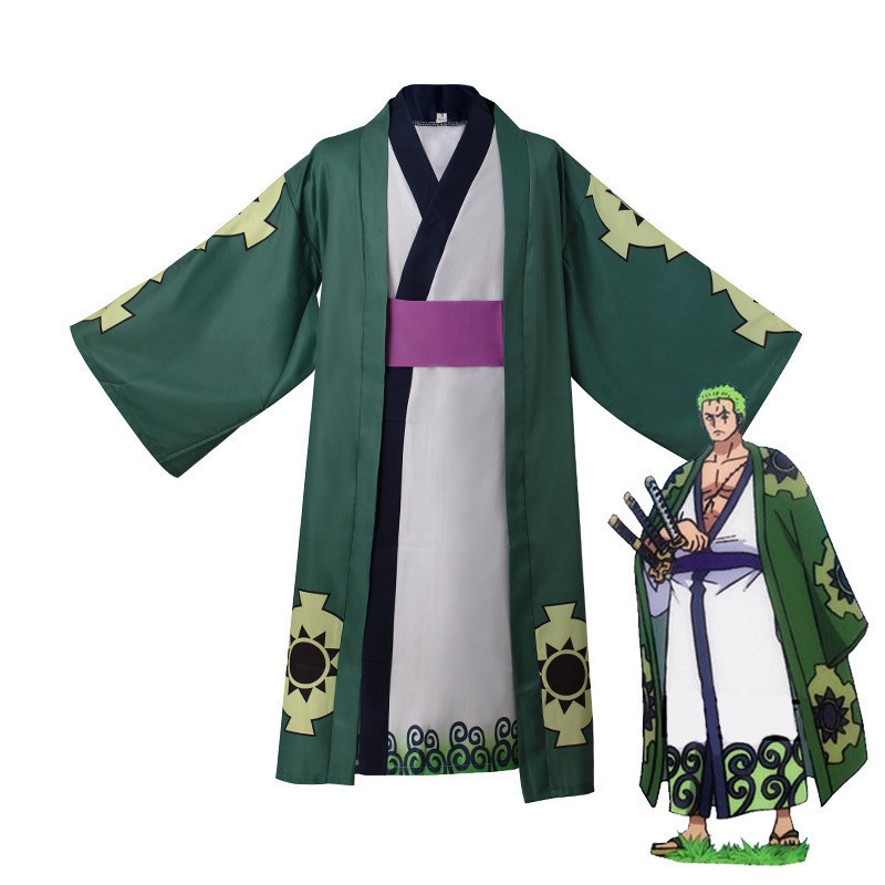 ชุดคอสเพลย์ Zoro ออกแบบตามแบบ Wano Country และ Juro Yukata
