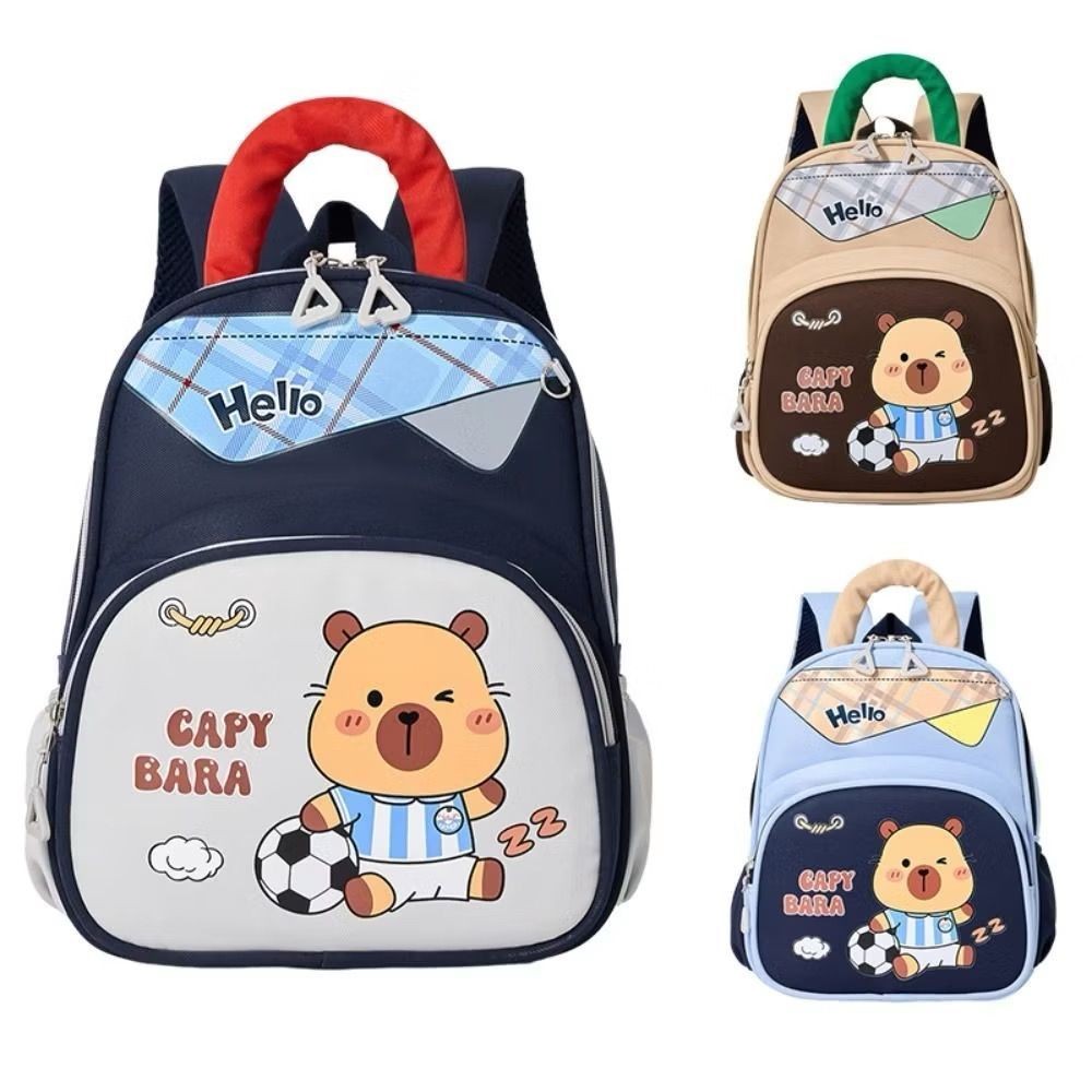 CAPYBARA 30CMCP17 Capybara Beg Japan Fashion Beg Sekolah Capybara Beg Belakang กระเป๋าเป้สะพายหลัง B