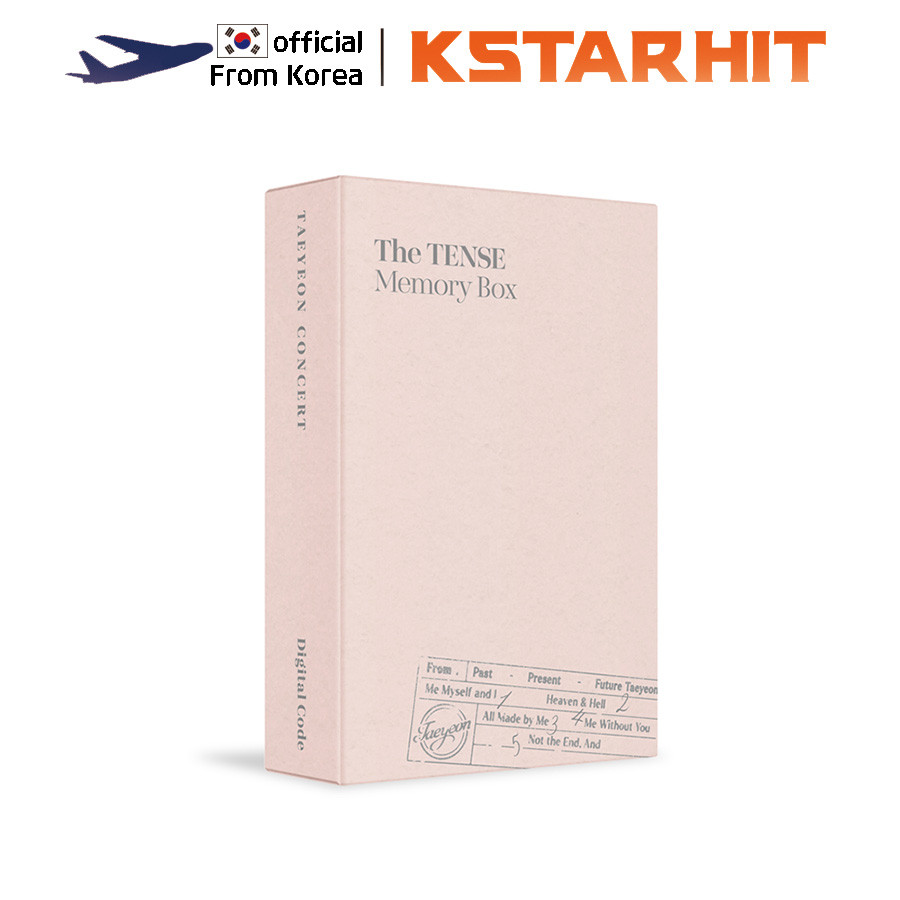 (รหัสดิจิตอล) TAEYEON - CONCERT The TENSE Memory Box