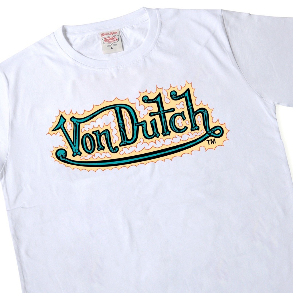 เสื้อยืด VOn Dutch 0657 สีขาว Unisex