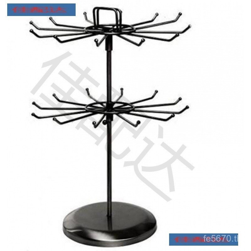 เครื่องประดับชั้นสร้อยคอผู้ถือกุญแจหัวเชือกแขวนซองแขวนยืนแสดงศิลปะเหล็กจัดเก็บเครื่องประดับเครื่องปร