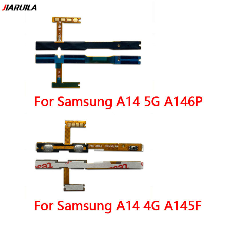 แพรปุ่มสวิตปิดเปิดเพิ่มเสียง ปุ่มเปิดปิดนอก สําหรับ Samsung Galaxy A14 4G 5G