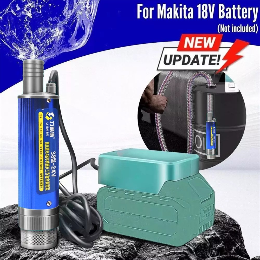 ตัวดูดน้ำ สำหรับแบตมากีต้าปั๊มน้ํา ปั๊มจุ่มไฟฟ้า 24VDC ท่อน้ำ5.5mปั๊มถ่ายเทน้ำ ปั๊มน้ำมันไฟฟ้า ปั๊มน้ำมันและน้ำแบบใช้คู่ - รูปที่ 2