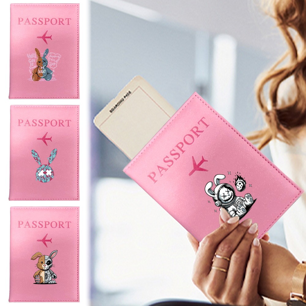 เคสใส่พาสปอร์ต PU กันน้ำ พกพาสะดวก ใช้เก็บบัตร หนังสือเดินทาง และตั๋วเวลาเดินทาง
