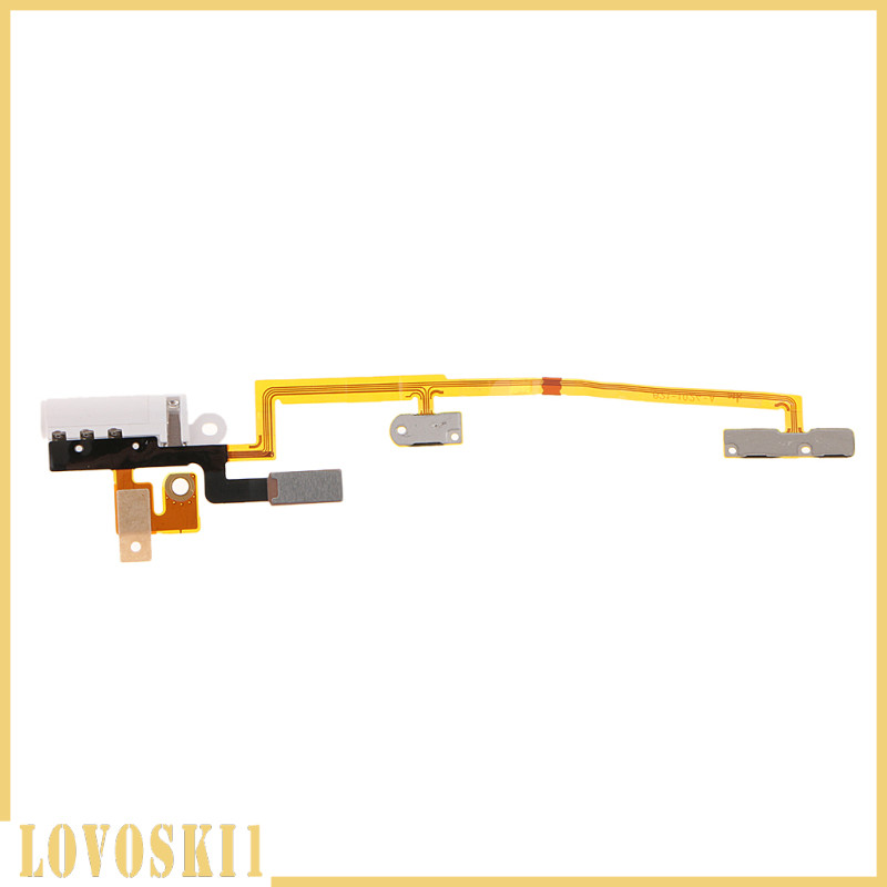 [Lovoski1] ปุ่มปรับระดับเสียงพลังงานหูฟัง Flex Cable Ribbon สําหรับ iPod Nano 6th