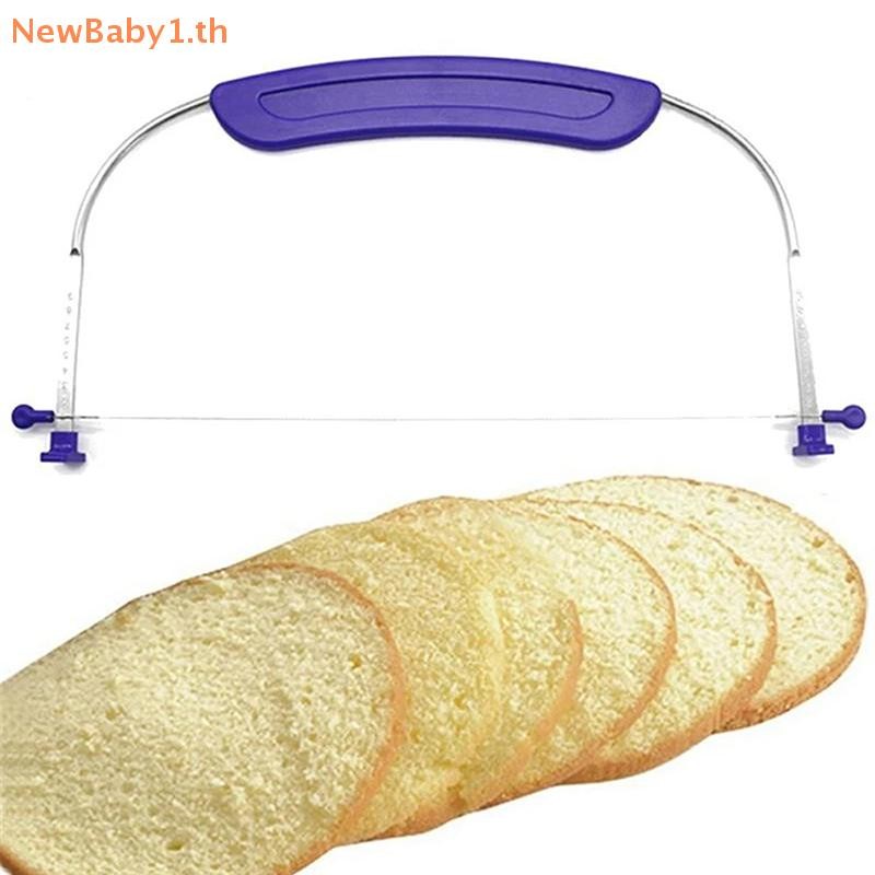 BABYONE เครื่องตัดขนมปังปรับสแตนเลสเครื่องตัดเค้กอุปกรณ์ครัว Single Line เค้ก Layerer Bakeware Pastry ตัดเครื่องมือ TH
