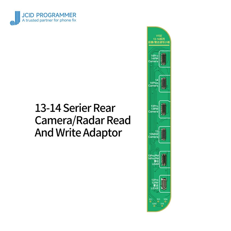 JCID V1S Pro/V1SE 1314 Series เรดาร์กล้องหลังอ่านและเขียน Adaptor