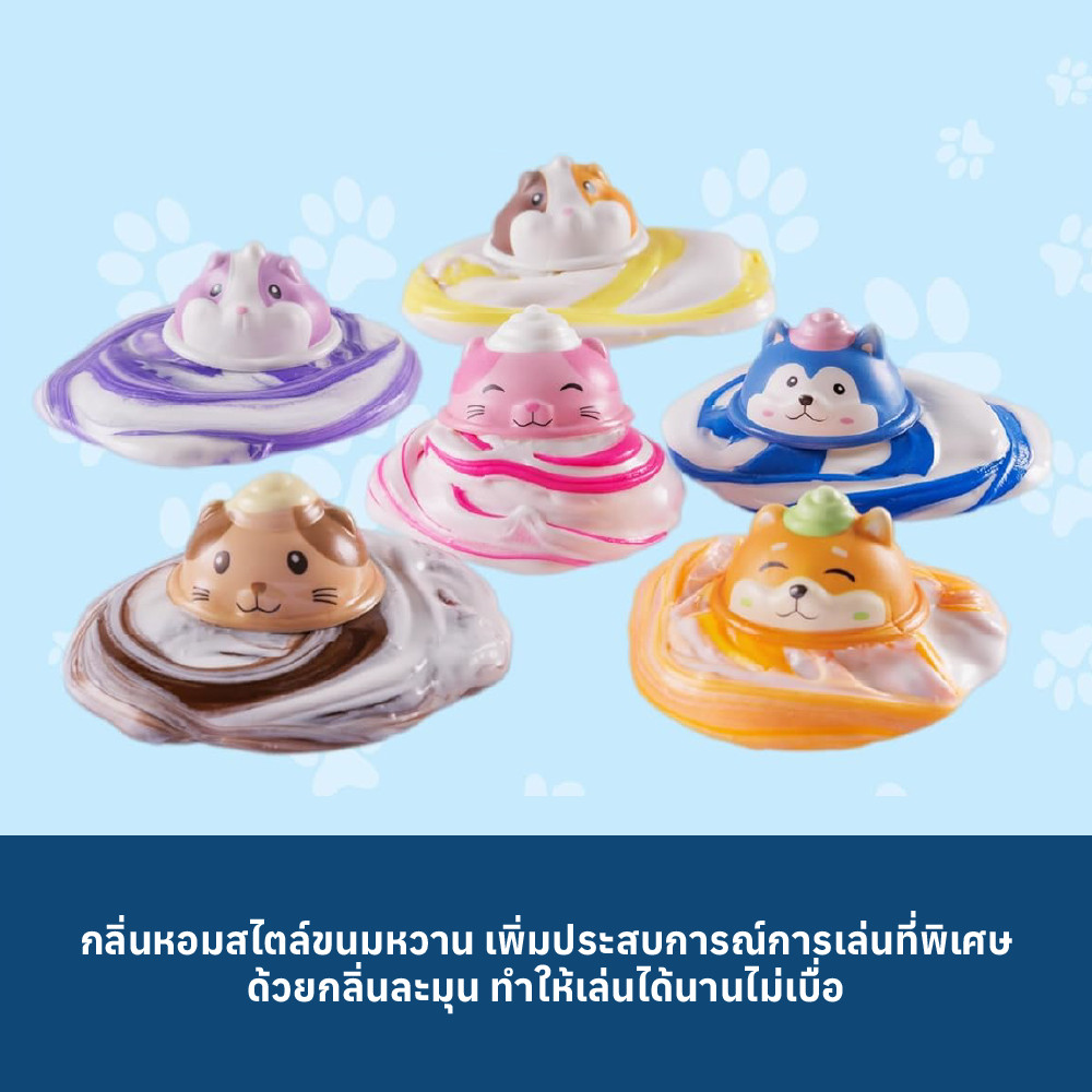 SLIMY SWEET COLLECTION Soft & Squishy  สไลม์สุดคิ้วท์ เนื้อนุ่ม บีบเพลิน ของเล่นคลายเครียด - รูปที่ 3