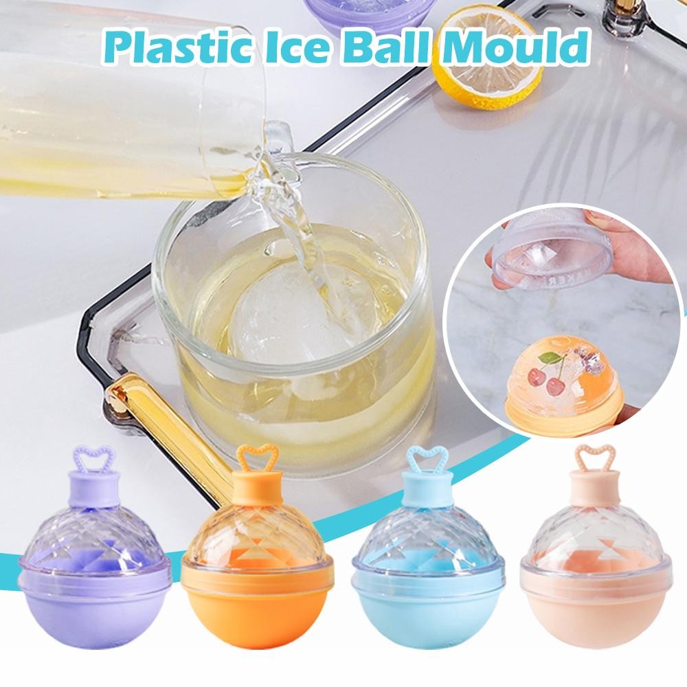 3D รอบ ICE Ball แม่พิมพ์ซิลิโคนในครัวเรือนวิสกี้ ICE Ball Hockey ICE Cube Maker แช่แข็ง Big M9F3