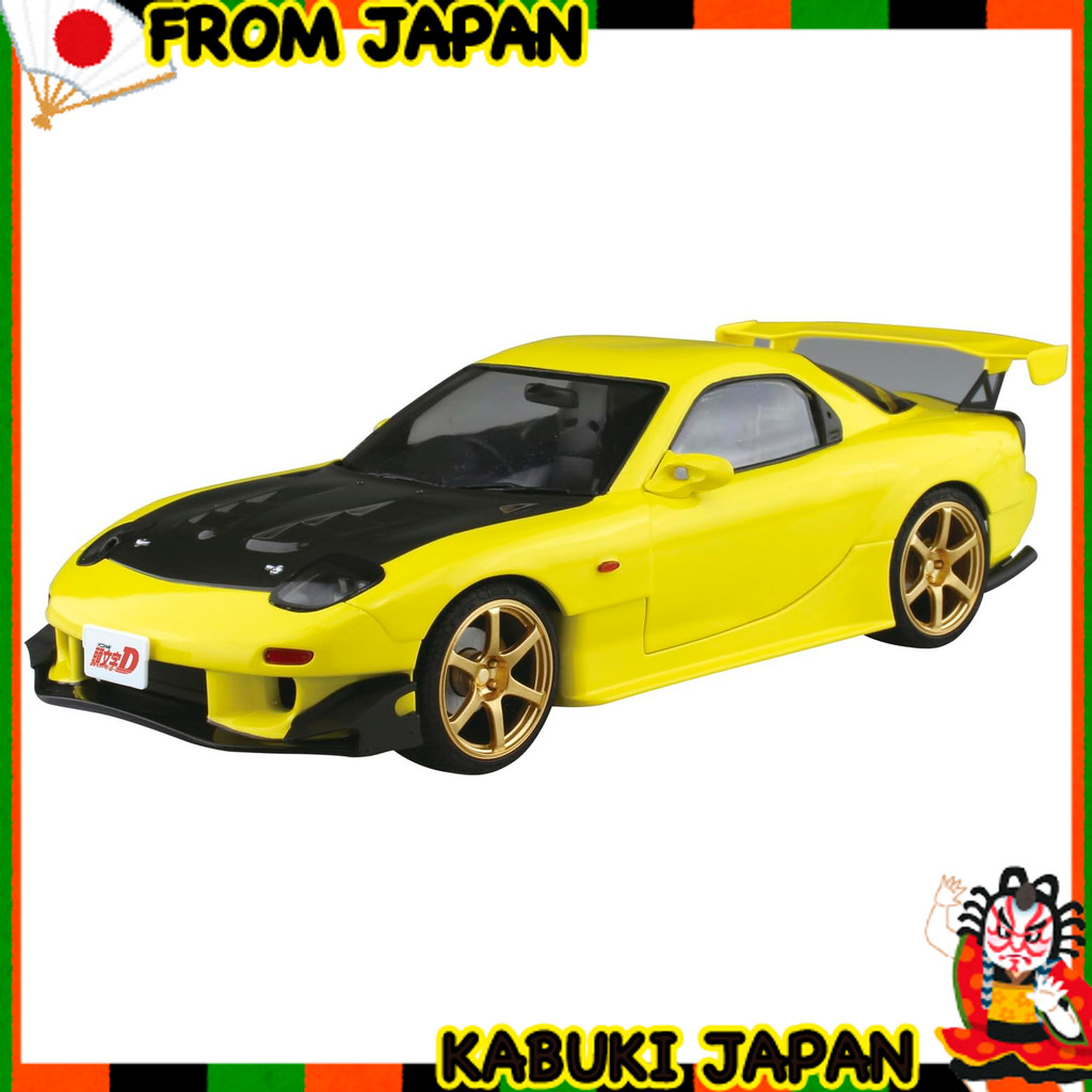 Aoshima Bunka Kyozai-sha Initial D No.8 Takahashi Keisuke FD3S RX-7 Project D Spec 1/24 scale plasti