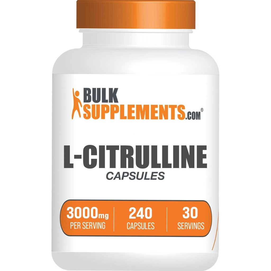 BulkSupplements.com L-Citrulline Capsules - Citrulline Supplement, L-Citrulline 3000mg Capsules - Ci