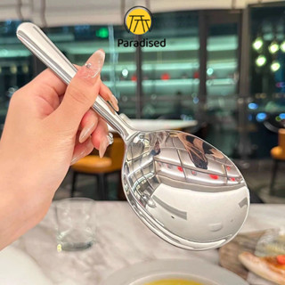 PAช้อนรับประทานอาหารสแตนเลสบ้านด้ามยาวโรงแรมขนาดใหญ่ช้อนสาธา…