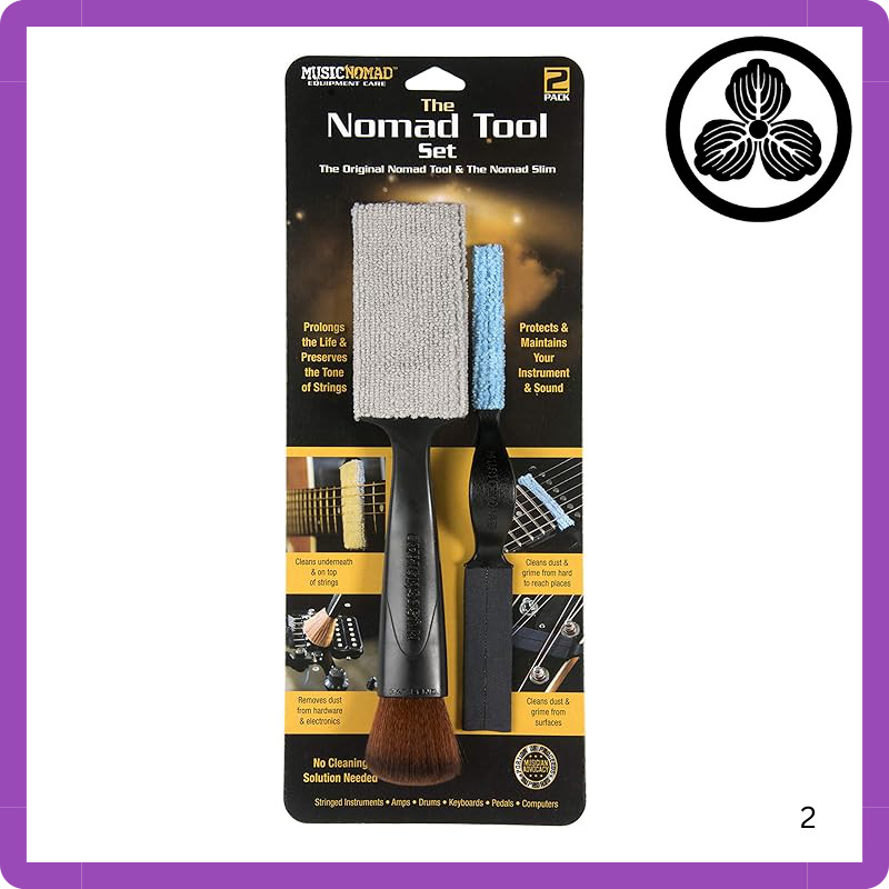MUSIC NOMAD Nomad Tool & Nomad Slim Cleaning Tool Set MN204 [Domestic Genuine Product]