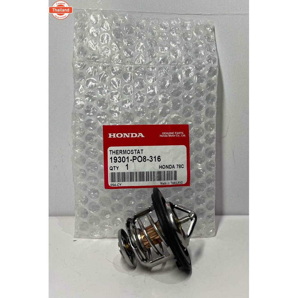 วาล์วน้ำ HONDA CIVIC,ACCORD,CITY,CRV,HRV,BRIO,FREED  78 องศา พร้อมโอริง19301-PAA-306 , 19301-P08-316