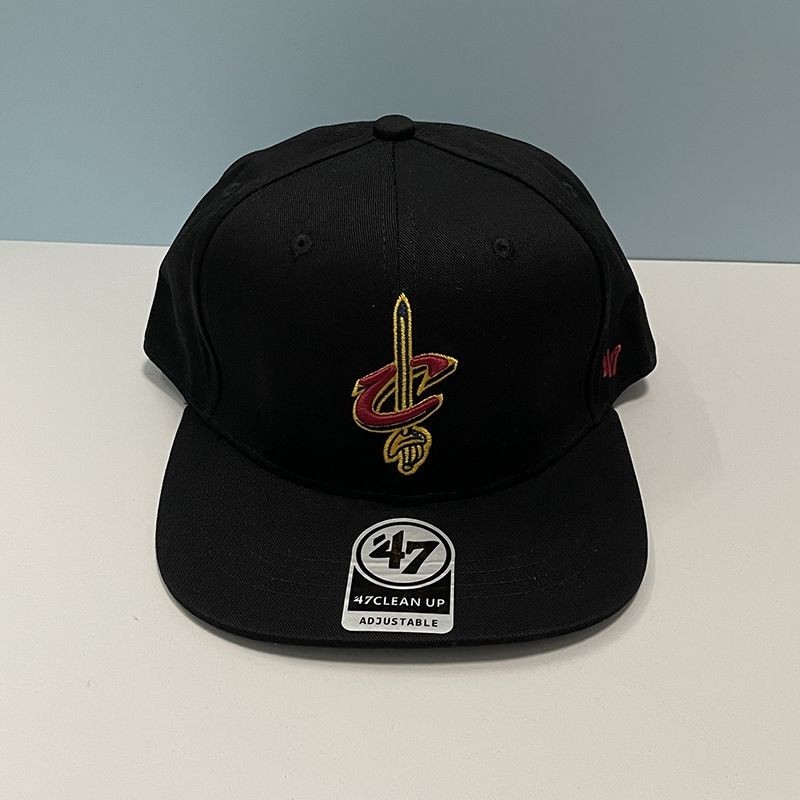 47brand Cavaliers C Flat Brim Hat Unisex Baseball Cap Adjustable