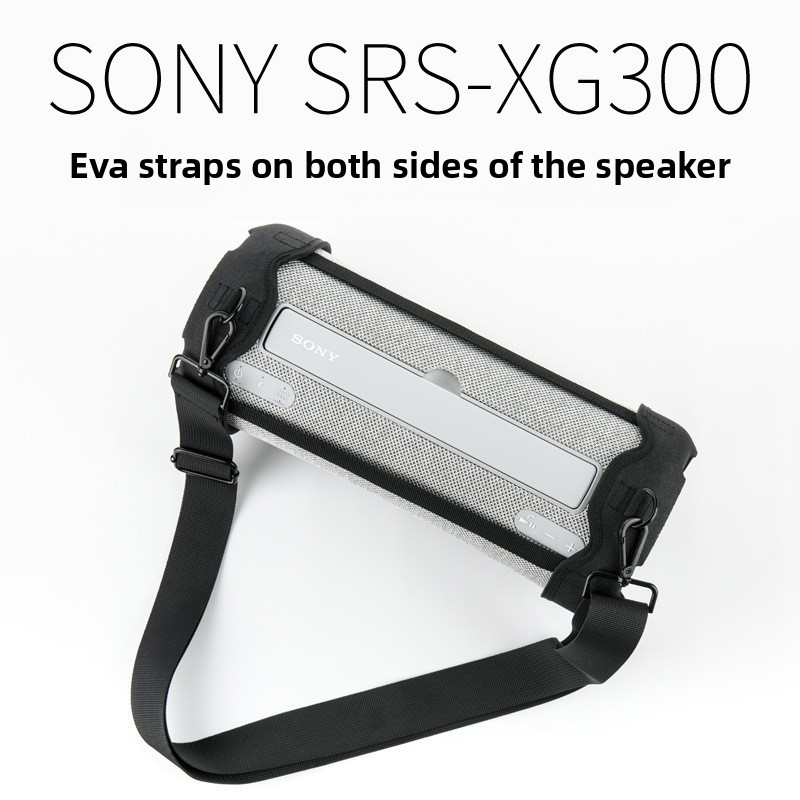 เหมาะสําหรับลําโพงบลูทูธ SONY SRS-XG300 ฝาครอบป้องกัน EVA พร้อมสายสะพายไหล่ปรับได้ทั้งสองด้าน