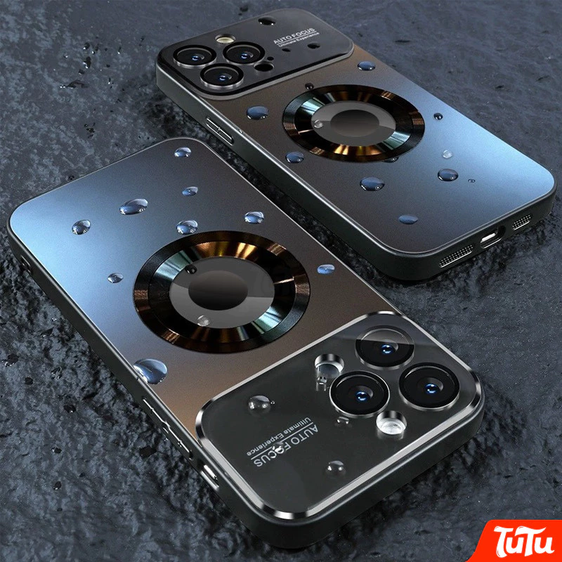 TuTu หรูหรา Anti drop พร้อมเลนส์กล้อง ProtectiWirelessCharge Chargin เคสโทรศัพท์ใช้งานร่วมกับสําหรับ iPhone 17 16 14 13 12 11 15 Pro Max Air Plus Hard กันกระแทกกันชนโทรศัพท์