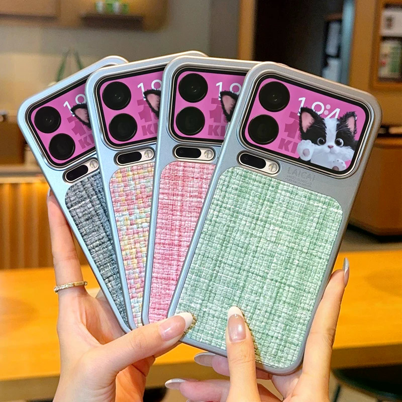 สําหรับ Xiaomi Mi 17 Pro Max กรณีหรูหรา PU รูปแบบทอป้องกันปกหลังสําหรับ Xiaomi Mi 17 17Pro Max เคสโท