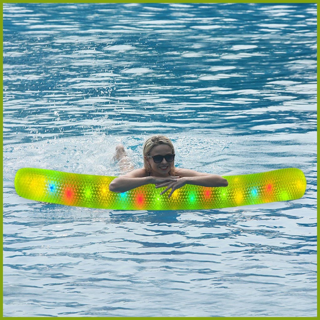 Blow-up Pool Noodles ผู้ใหญ่ Inflatable Pool Noodles Giant Outdoor Water Floating ของเล่นในตัวเงาสีส