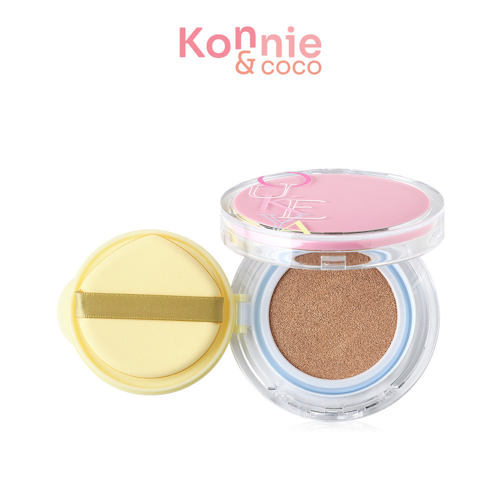 OUKEYA Shiny Bonnie Cushion 15g #01 คุชชั่นชายนี่ โอกิยะ ปกปิด คุมมัน กันน้ำ กันเหงื่อ.