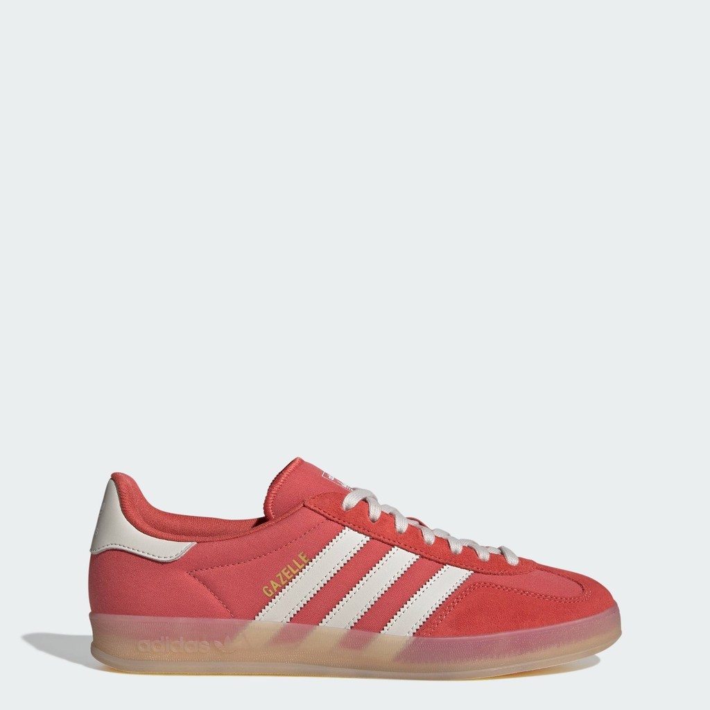 adidas ไลฟ์สไตล์ รองเท้า adidas Gazelle Indoor ผู้ชาย สีแดง JQ8389