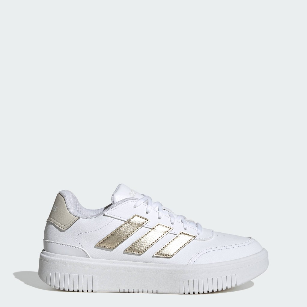 adidas เทนนิส & ไลฟ์สไตล์ รองเท้า Courtblock Bold ผู้หญิง สีขาว JI2203