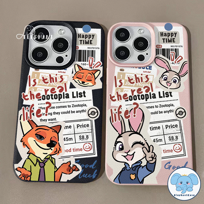 เคสไอโฟน 16 7Plus สำหรับIPhone 15 13 16 11 XR 12 14Pro Max 7 15 8 14 16 Plus XS X Max ลัคกี้ซูเปอร์โตนิคจูดี้เคสหนัง