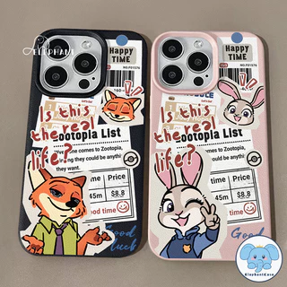 เคสไอโฟน 16 7Plus สำหรับIPhone 15 13 16 11 XR 12 14Pro Max 7 15 8 14 16 Plus XS X Max ลัคกี้ซูเปอร์โตนิคจูดี้เคสหนัง