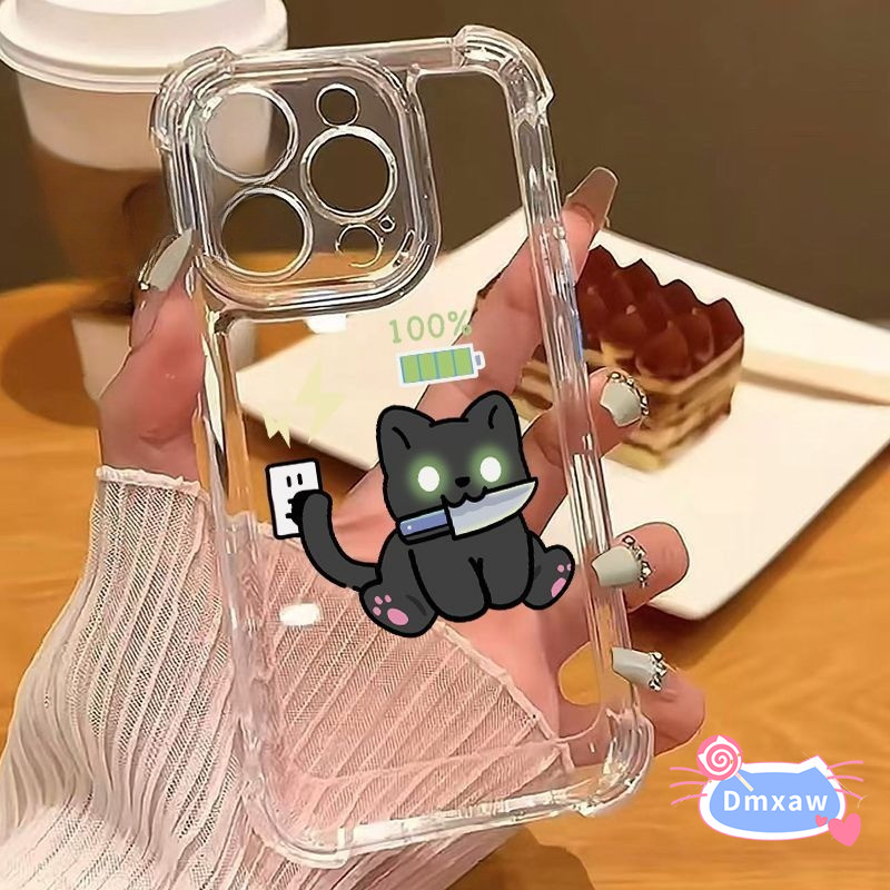 น่ารักแมวดําเคสโทรศัพท์สําหรับ Honor X70i X60 GT X30 X10 Max Win RT Play 40 10T 10C 9A 8T 5 5G 4T Pr