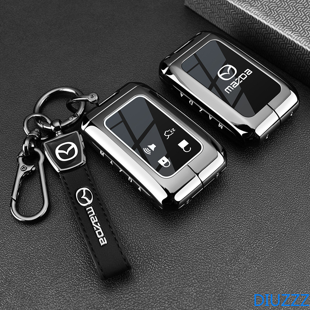 สังกะสีอัลลอยด์กุญแจรถสําหรับ Mazda EZ60 EZ6 2025 2024 Protector Keyless Fob อุปกรณ์เสริม