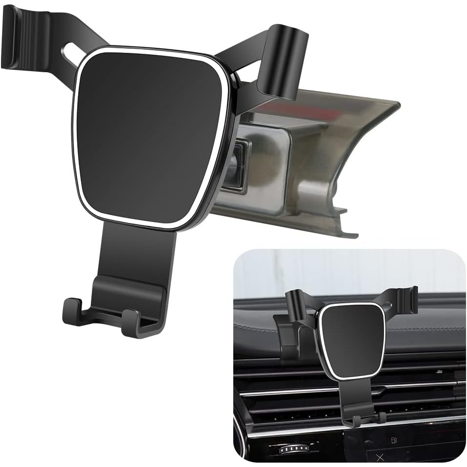 ที่วางโทรศัพท์รถยนต์สําหรับ Audi 2020-2025 Q7 SQ7,2019-2025 Q8 RSQ8 อุปกรณ์ตกแต่งรถยนต์นําทางวงเล็บต