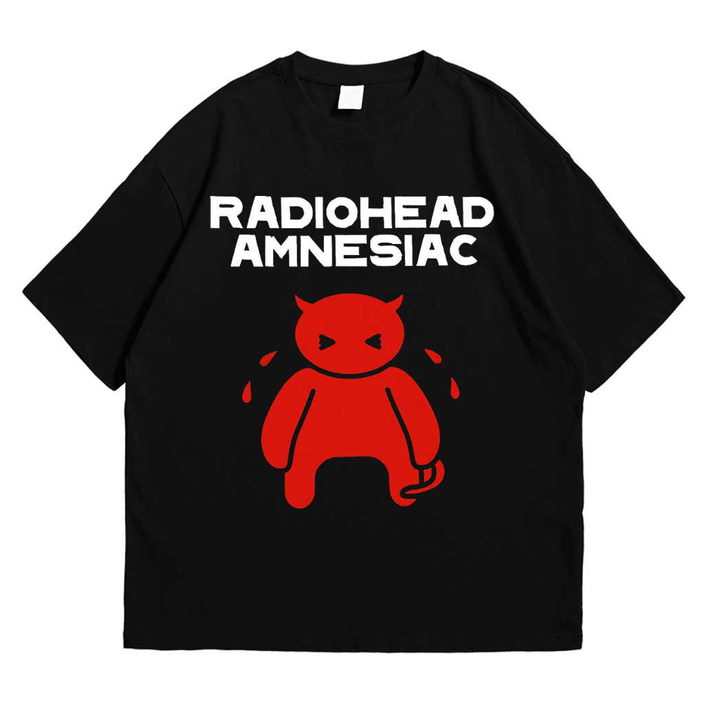 เสื้อยืด Radiohead Amnesiac l ผ้าฝ้ายหวี 24s