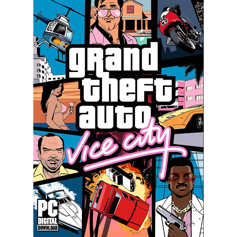 เกม GTA Vice City | Grand Theft Auto Vice City ติดตั้งง่าย มีคู่มือ [PC/Notebook]