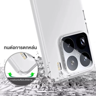 rock space เคส Xiaomi 17T Pro/17 Ultra/17 /15 Ultra/15 Pro/15 /เคสใส PC+TPU /จะไม่เปลี่ยนเป็นสีเหลือง /Case Xiaomi 15